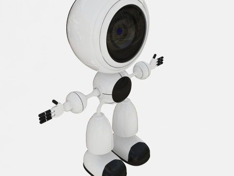 스마트 카메라 로봇 3D 모델