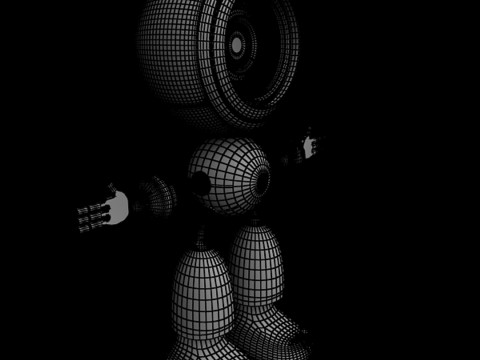 스마트 카메라 로봇 3D 모델