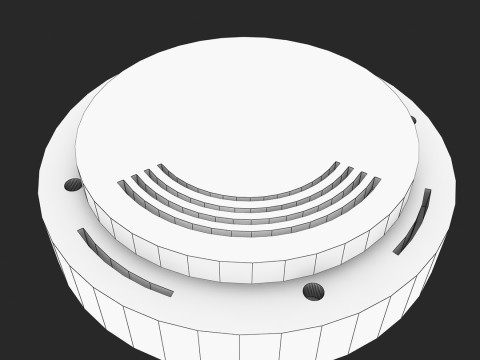 연기 감지기 3D 모델