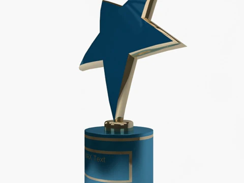 Звездный трофей 3D Модель