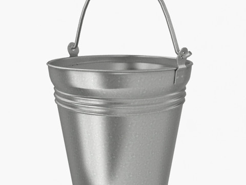 Steel Bucket 3D Model