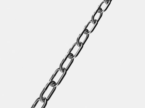 Corrente de Aço Modelo 3D