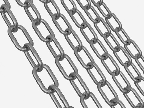 Corrente de Aço Modelo 3D