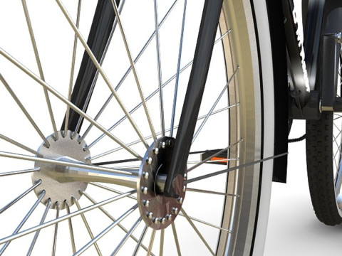 Sepeda Bergaya Model 3D