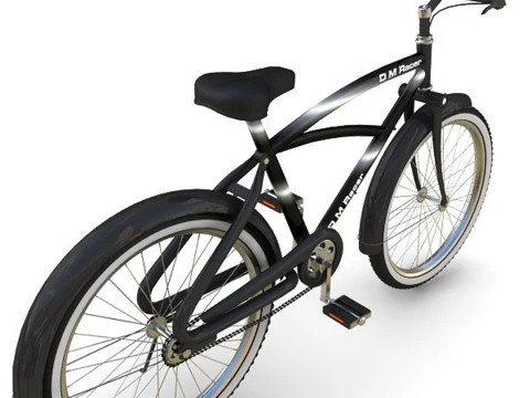 Stylish Bicycle 3D Model