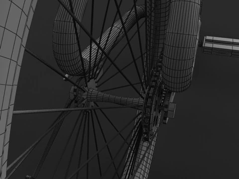 Stylish Bicycle 3D Model