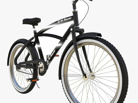 Stylish Bicycle 3D Model