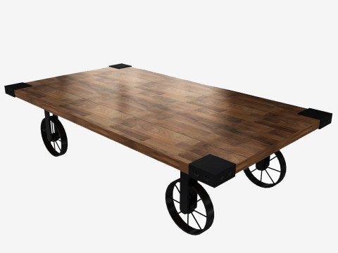 Dekorasi Meja Restoran Model 3D