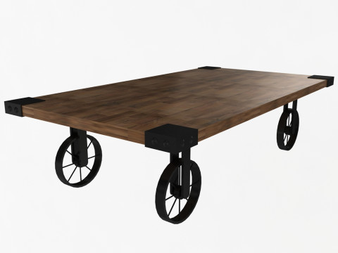 장식 레스토랑 테이블 3D 모델