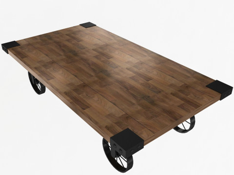 장식 레스토랑 테이블 3D 모델