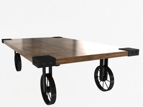 장식 레스토랑 테이블 3D 모델