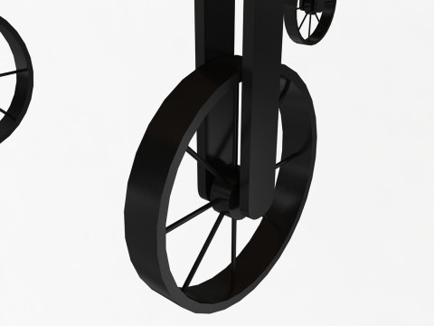 장식 레스토랑 테이블 3D 모델