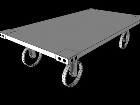 장식 레스토랑 테이블 3D 모델