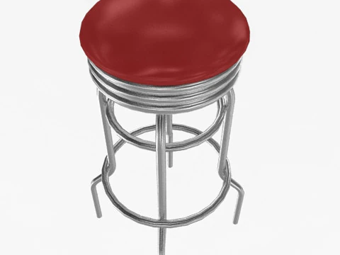 Taburete giratorio para mostrador Modelo 3D