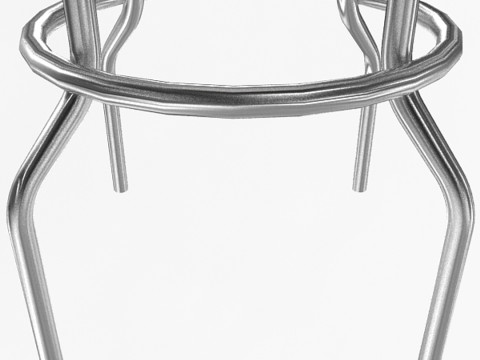 회전 카운터 의자 3D 모델