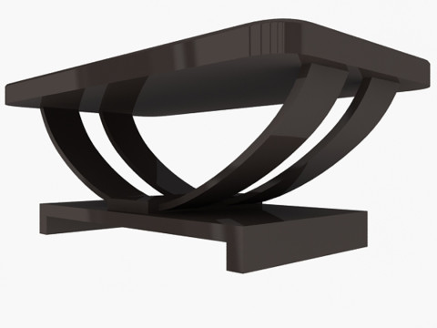 长方形桌子 3D 模型