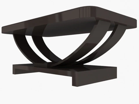 Rectangular Table 3D Model