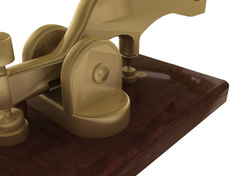 Vintage Telegraph 3D Modell