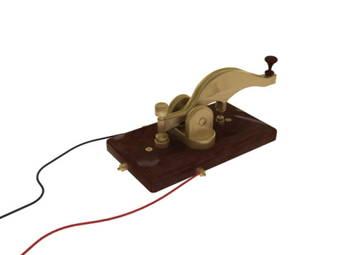Vintage Telegraph 3D Modell