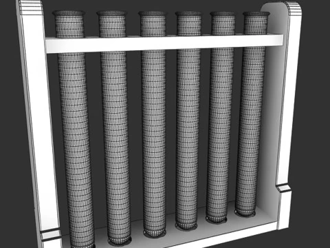 Test tube School Equipment Solutions 3D Model