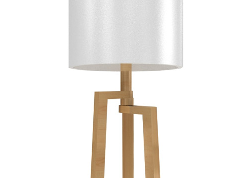 Lampu Kayu Model 3D