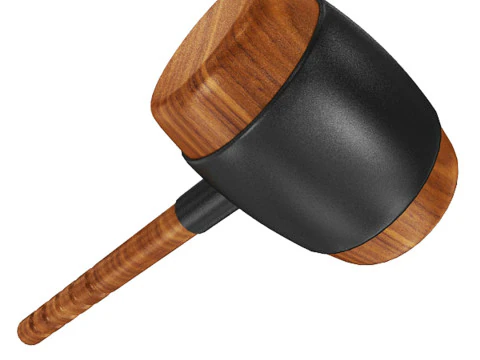 Wooden Mallet 3D Model