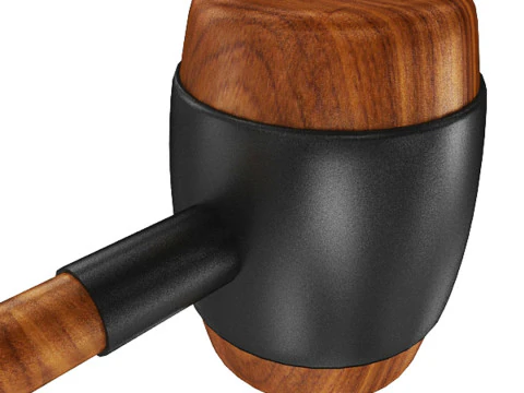 Wooden Mallet 3D Model