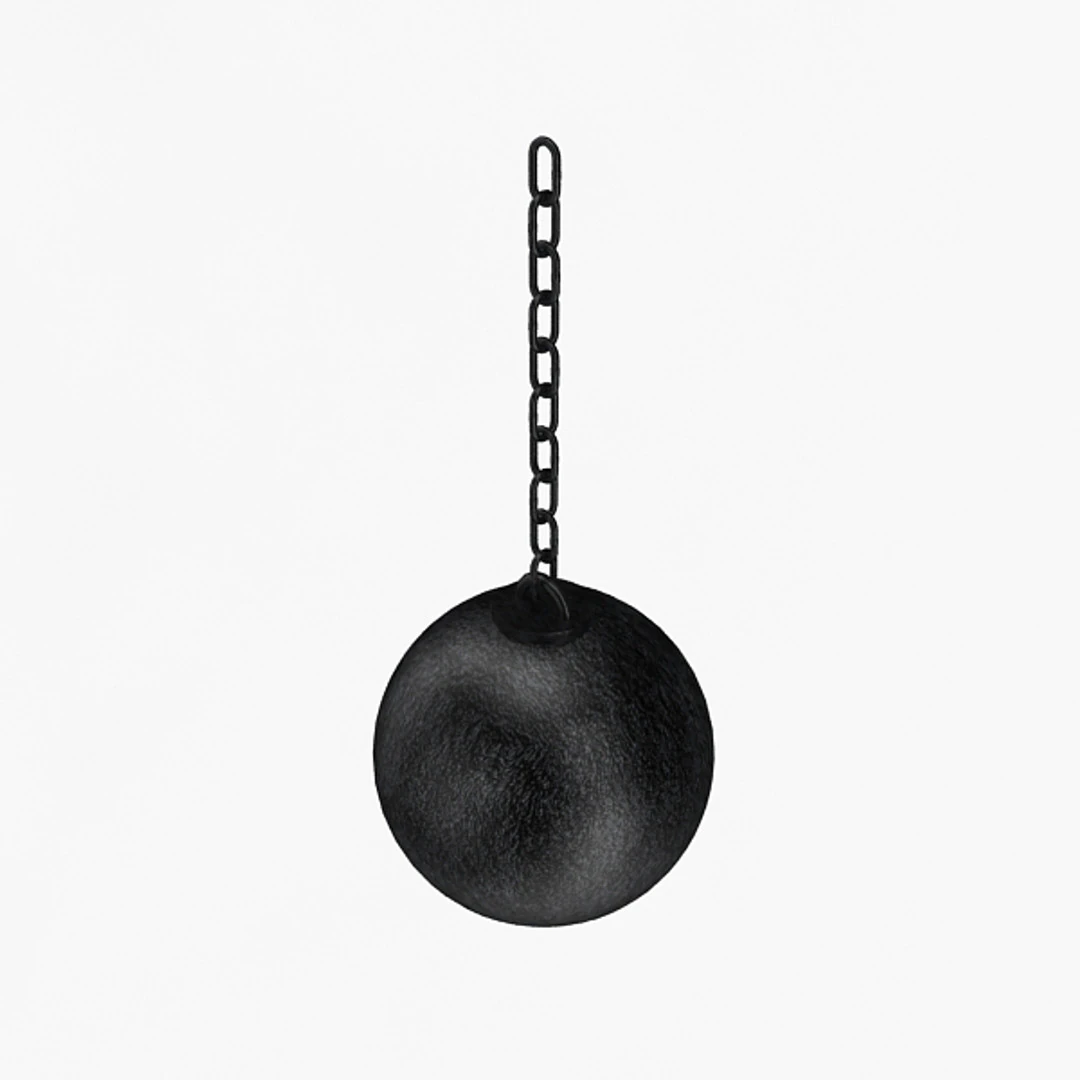 Wrecking Ball 3D Модель .c4d .max .obj .3ds .fbx .stl .blend 