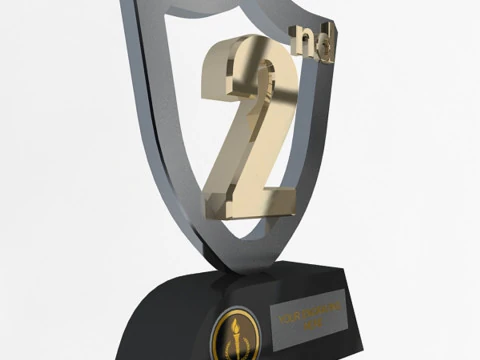 2. Siegertroph&auml;e 3D Modell