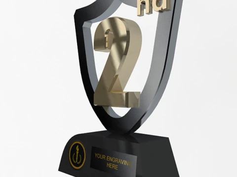 2. Siegertroph&auml;e 3D Modell
