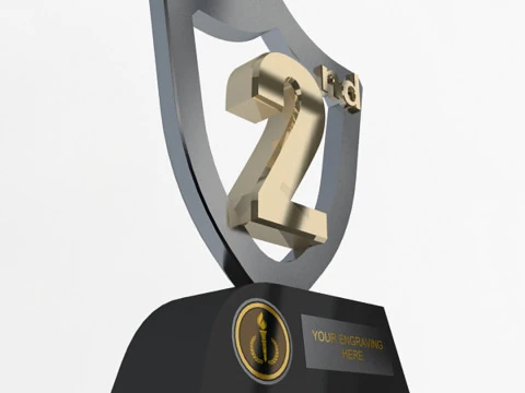 2. Siegertroph&auml;e 3D Modell