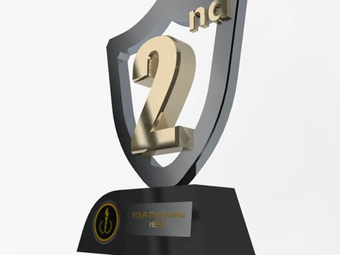 2. Siegertroph&auml;e 3D Modell