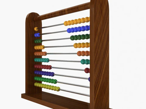 Counting Abacus 3D Model
