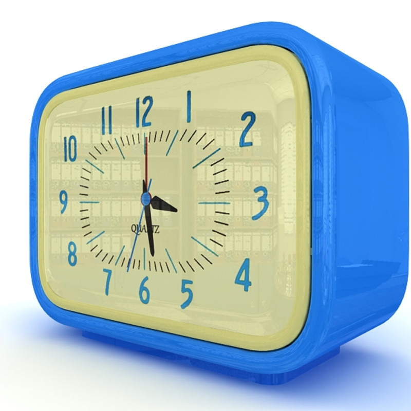 Budzik Model 3D .c4d .max .obj .3ds .fbx .stl .blend 