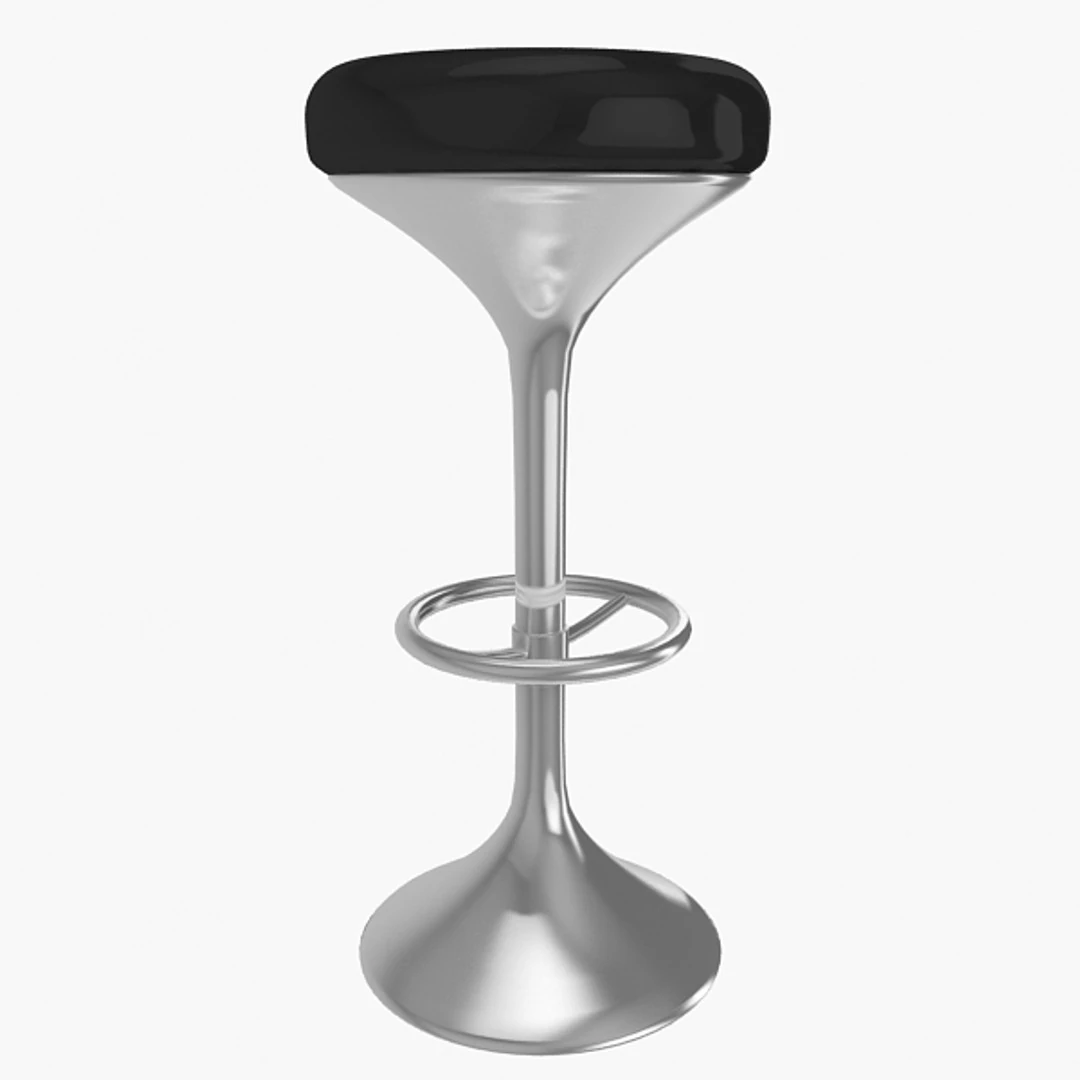 Bar Stool for Wine Shop 3D Model .c4d .max .obj .3ds .fbx .stl .blend 