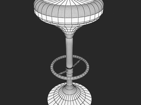 Bar Stool for Wine Shop 3D Model