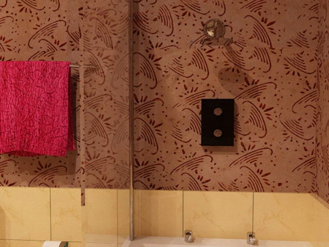 Luxury Bathroom 3D Model