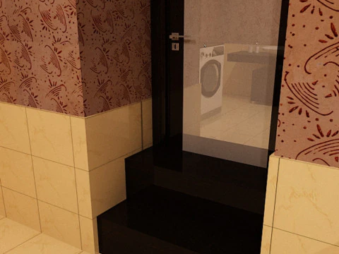 Luxury Bathroom 3D Model