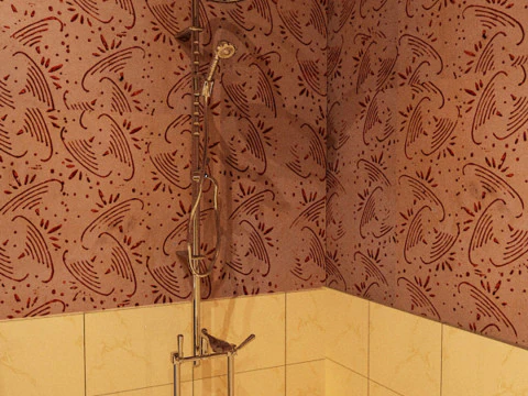 Luxury Bathroom 3D Model