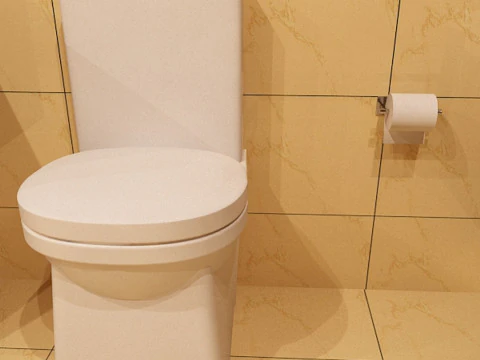 Luxury Bathroom 3D Model