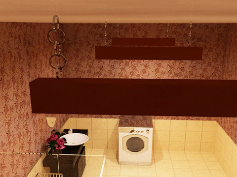 Luxury Bathroom 3D Model