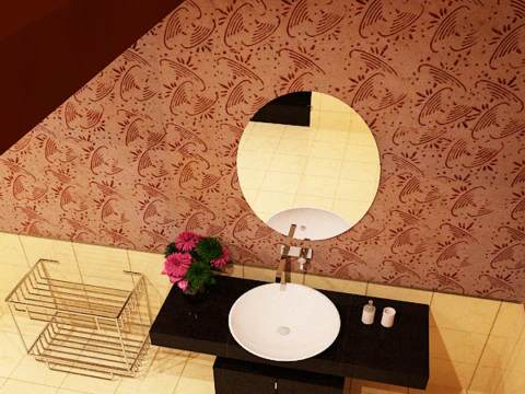 Luxury Bathroom 3D Model