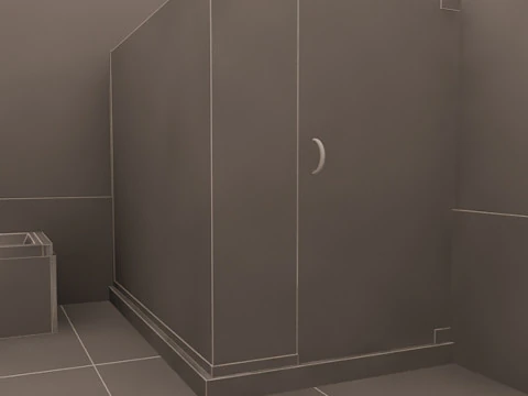 Luxury Bathroom 3D Model