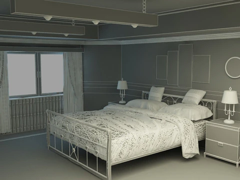 Master Bedroom 3D Model