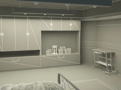 Master Bedroom 3D Model