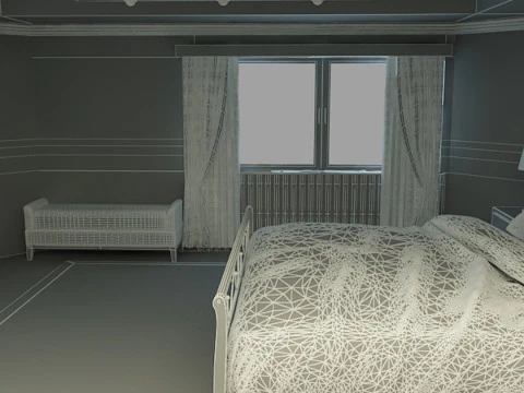 Master Bedroom 3D Model