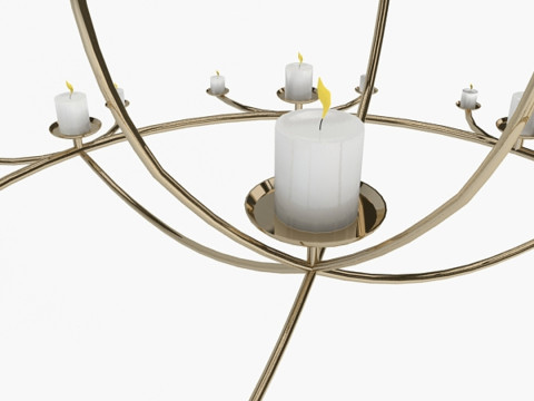 Lampu Gantung Langit-Langit Model 3D