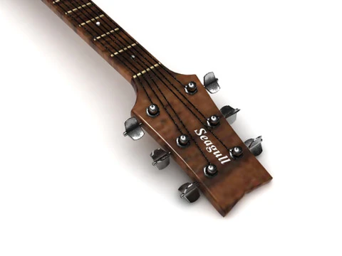 Acoustic Guitar 3D Model
