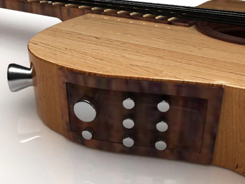 Acoustic Guitar 3D Model