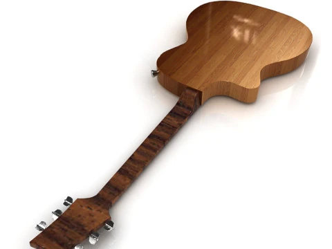 Acoustic Guitar 3D Model